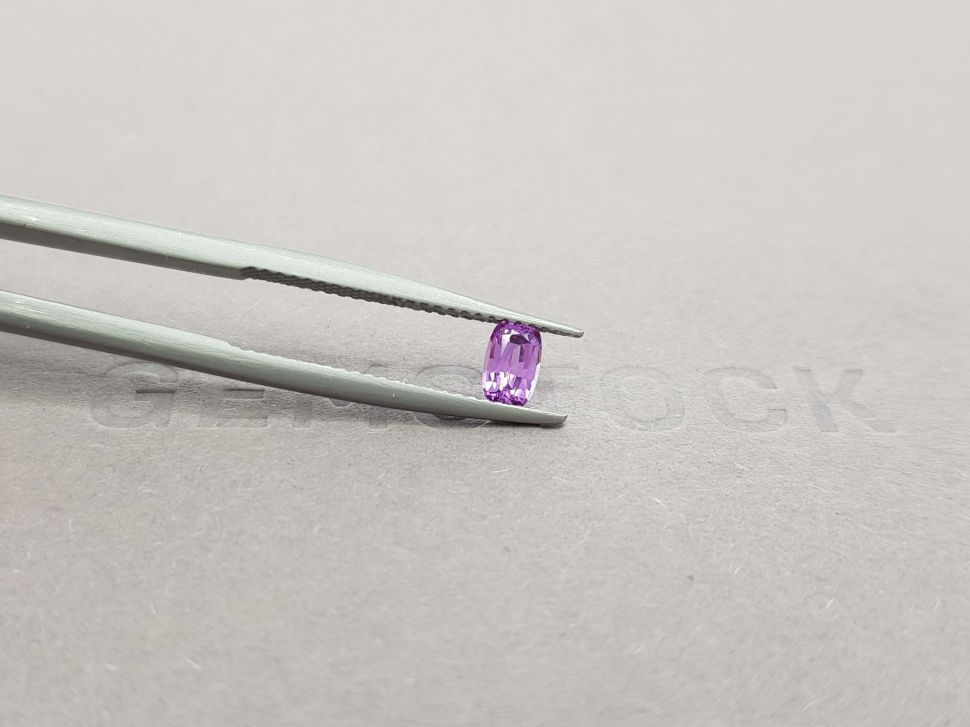 Cushion-cut purple sapphire 0.47 ct Image №4