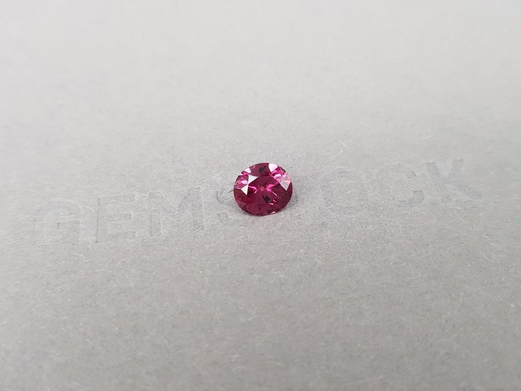 Vivid pink oval cut umbalite garnet 0.99 ct, Tanzania Image №2