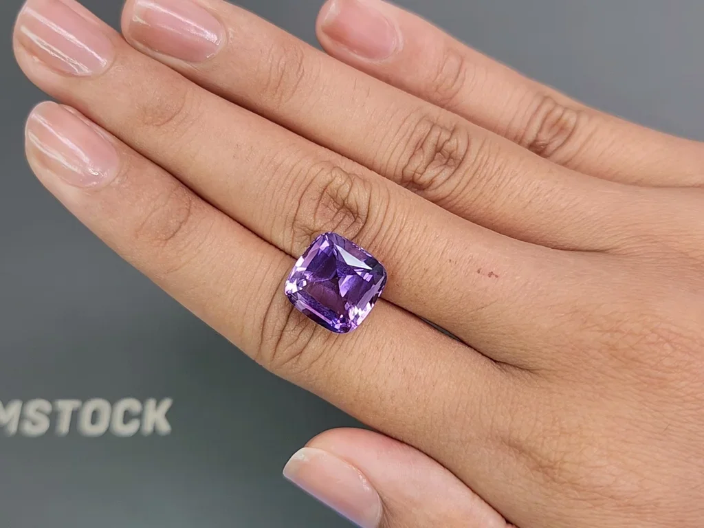 Cushion cut amethyst 7.85 carats, Brazil  Image №2