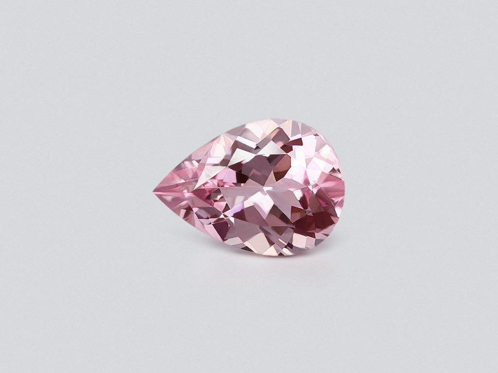 Pink morganite in pear cut 2.46 carats Image №1