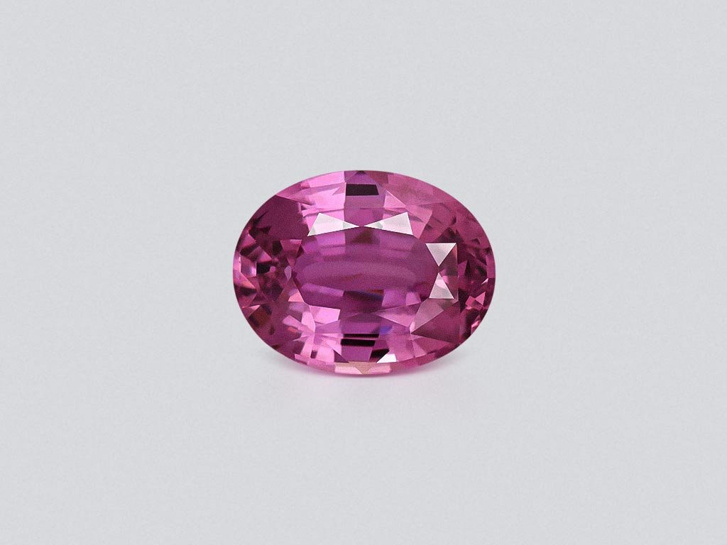 Saphir rose taille ovale non chauffé 2,06 carats, Sri Lanka Image №1