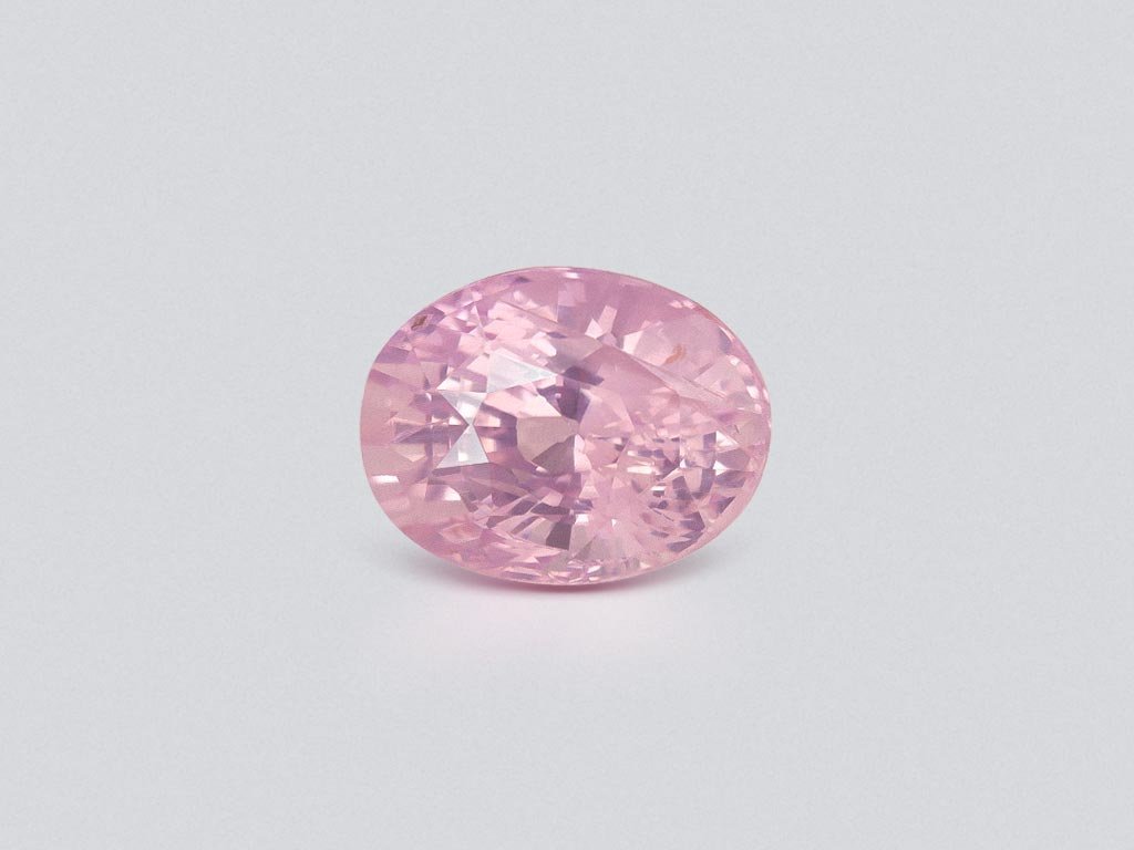 Zafiro rosa bebé de talla ovalada sin calentar de 2,08 carats, Sri Lanka Image №1