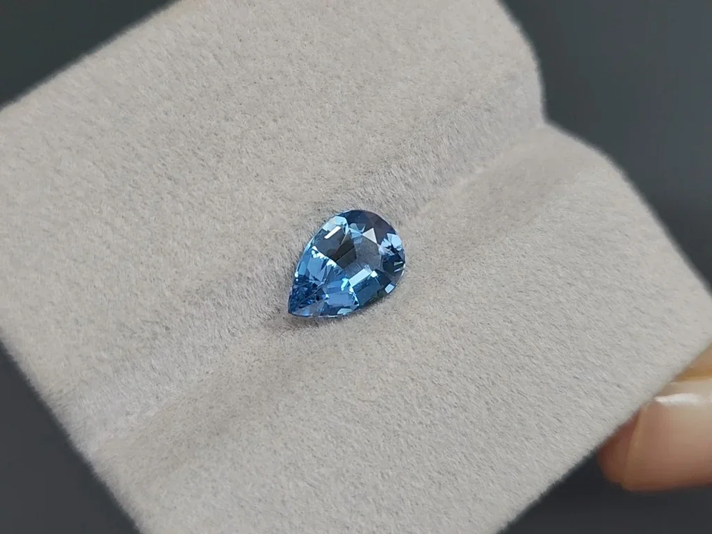 Santa Maria Aquamarin im tropfenschliff 1,09 karats, Madagaskar Image №4