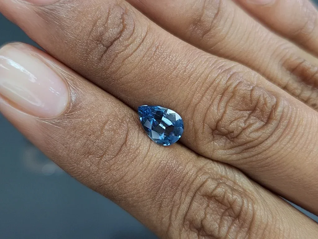 Santa Maria Aquamarin im tropfenschliff 1,09 karats, Madagaskar Image №2