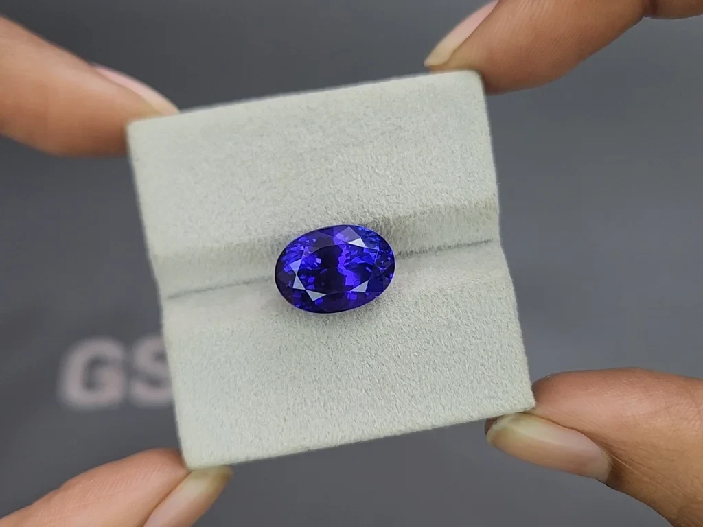 Tanzanita talla ovalada 7,95 quilates, Tanzania Image №4