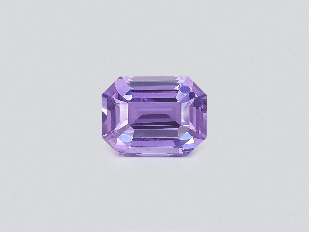 Saphir lavande non chauffé taille octogonale 2,04 carats, Sri Lanka Image №1