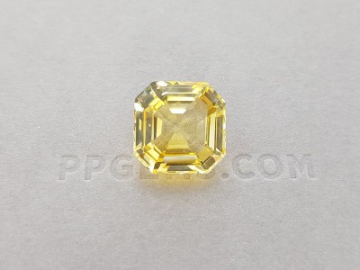 Unheated yellow sapphire 16.15 ct, Sri Lanka, GRS photo