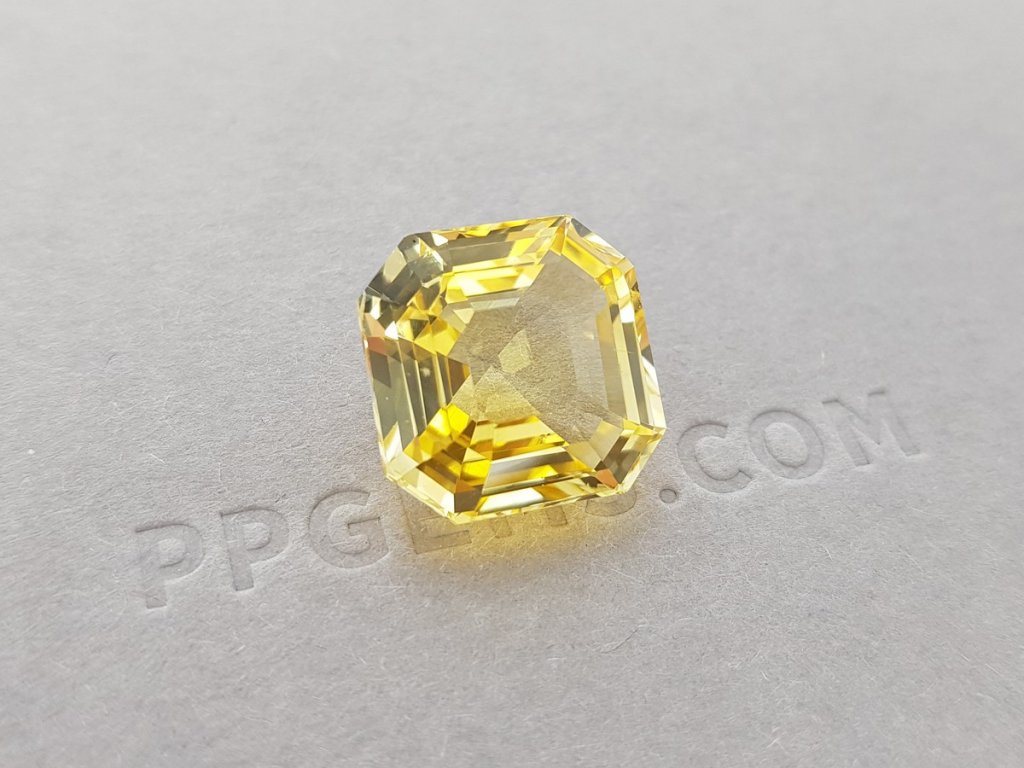 Unheated yellow sapphire 16.15 ct, Sri Lanka, GRS Image №3