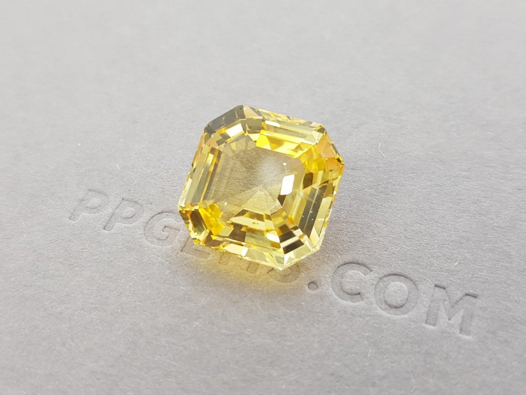 Unheated yellow sapphire 16.15 ct, Sri Lanka, GRS Image №2