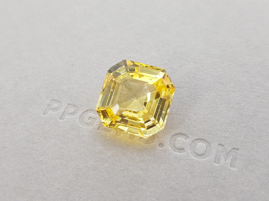 Unheated yellow sapphire 16.15 ct, Sri Lanka, GRS Image №4