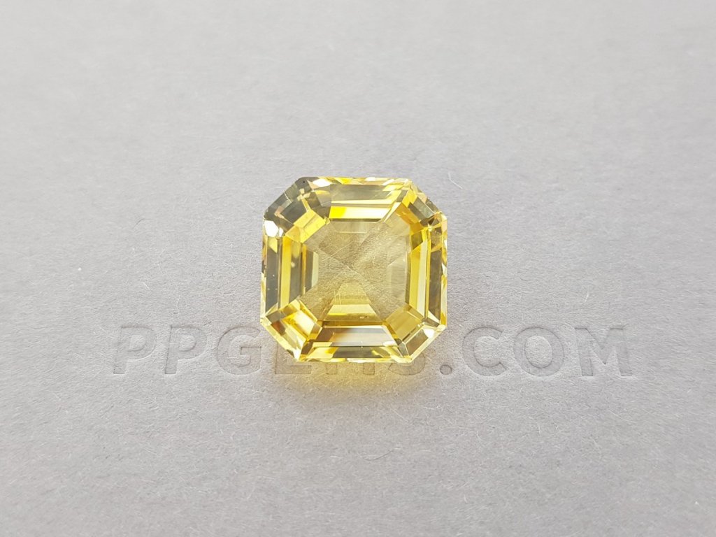 Unheated yellow sapphire 16.15 ct, Sri Lanka, GRS Image №5
