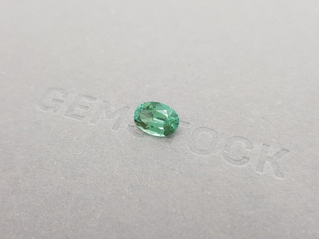 Mint green tourmaline 1.55 ct, Afghanistan Image №3