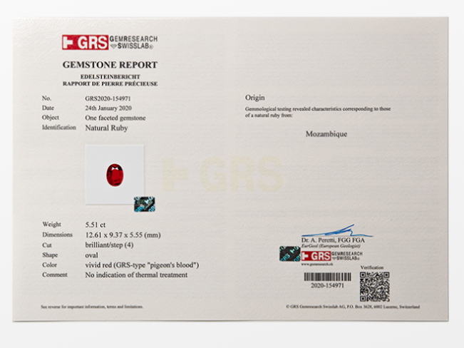 Identification Report GRS Image №1