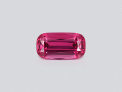 Spinelle Mahenge taille coussin rose vif 2,92 carats, Tanzanie 