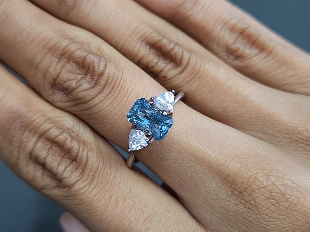 Santa Maria aquamarin radiantschliff 1,70 karats, Madagaskar Image №5