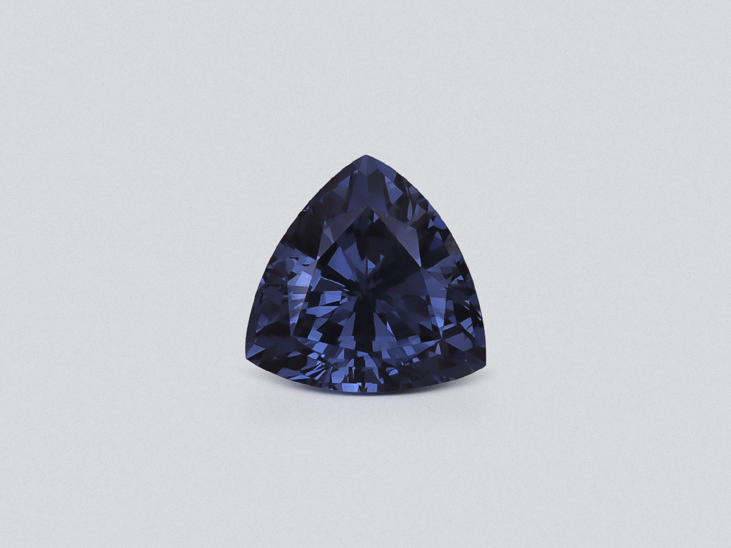 Blue spinel trillion cut 1.44 carats, Tanzania Image №1