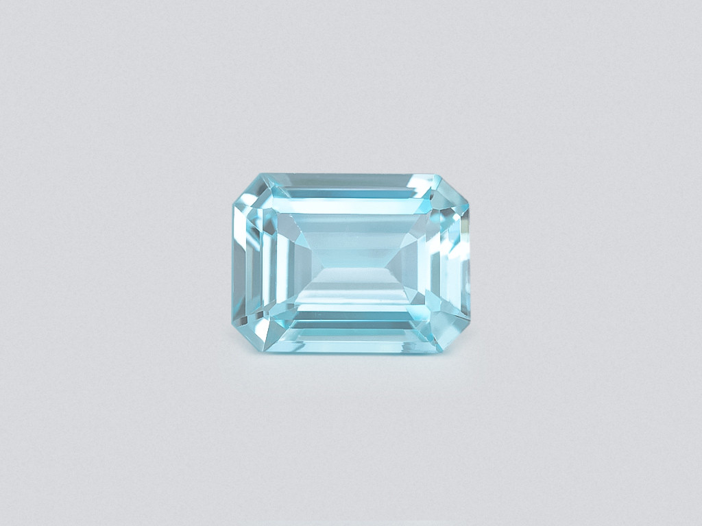 Aquamarine octagon cut 10.70 carats, Madagascar  Image №1