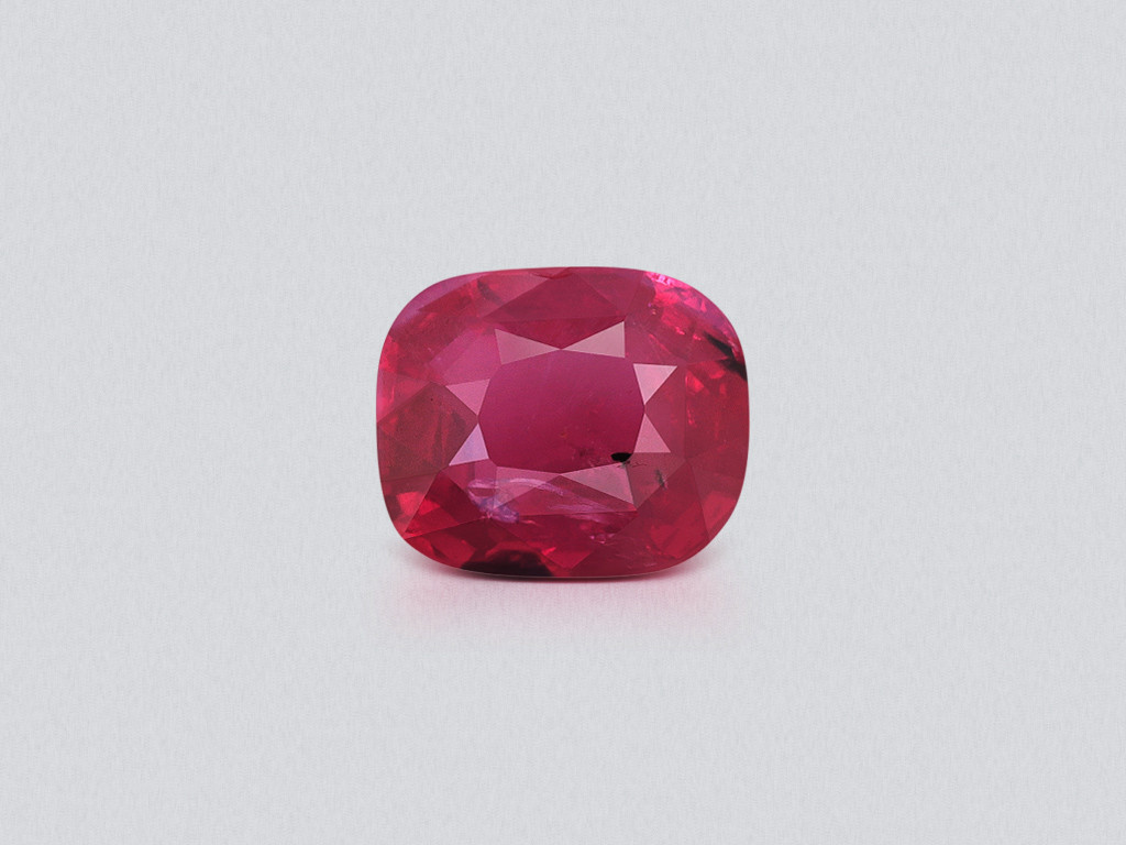 Unheated ruby Pigeon blood cushion cut 2.57 carats, Mozambique Image №1