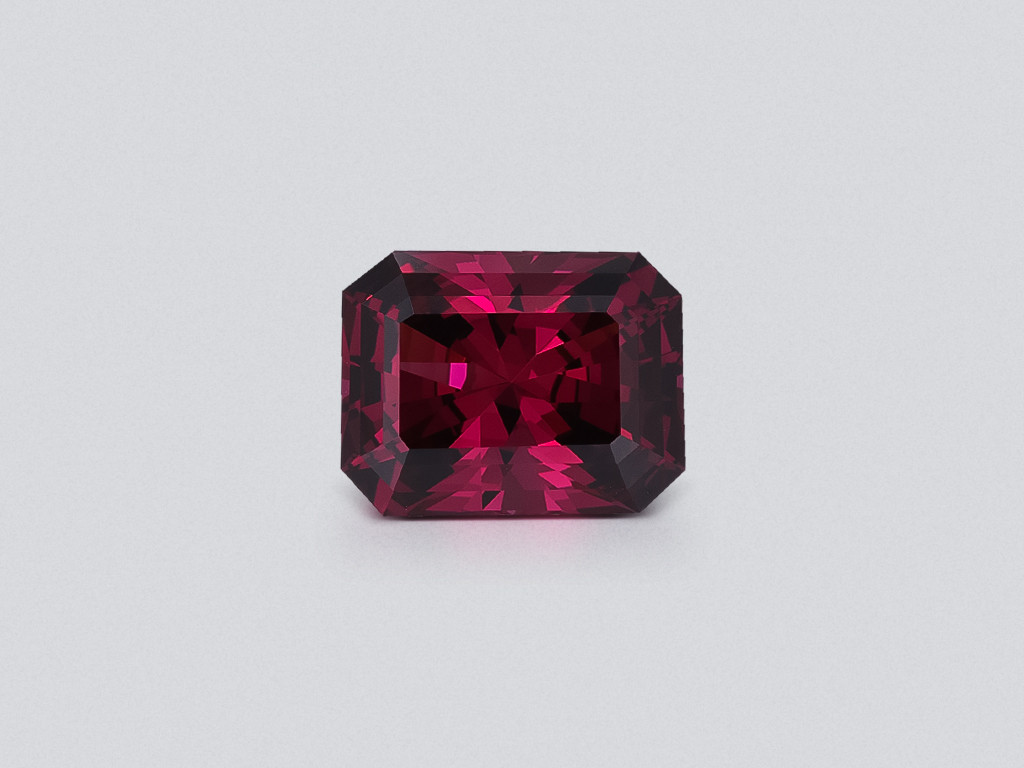 Purple garnet octagon cut 5.19 carats, Africa Image №1