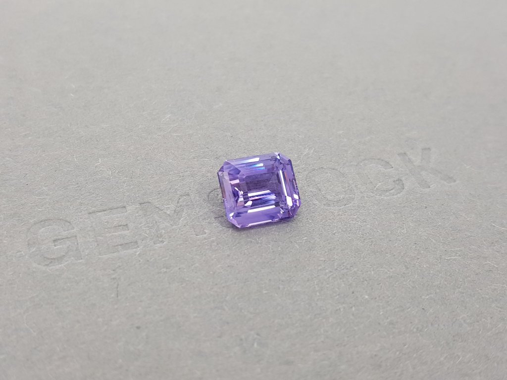 Unheated purple sapphire 3.06 carats, Sri Lanka Image №2