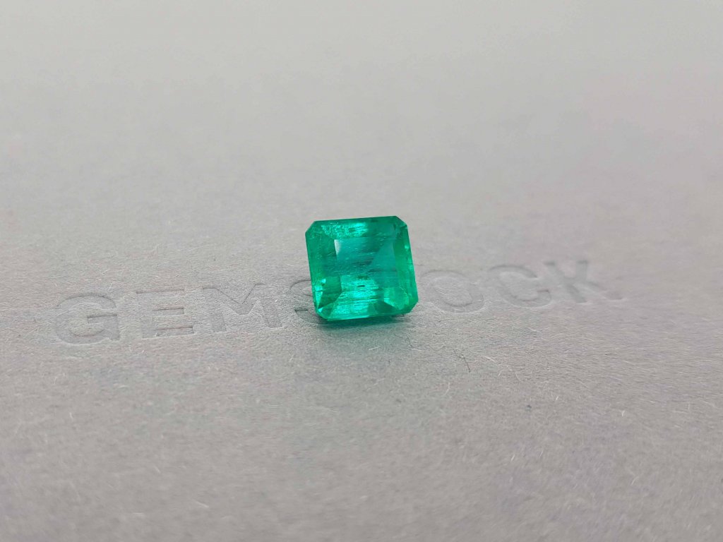 Octagon emerald 3.66 ct, Colombia, GFCO Image №2