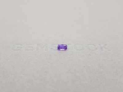 Cushion-cut purple sapphire 0.34 ct photo