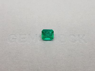 Vivid Green Emerald from Colombia octagon shape 1.49 ct photo