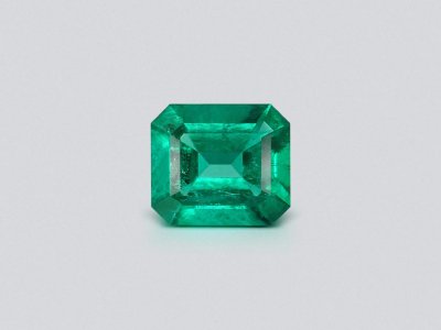 Émeraude octogonale vert vif de Colombie 1,49 ct photo