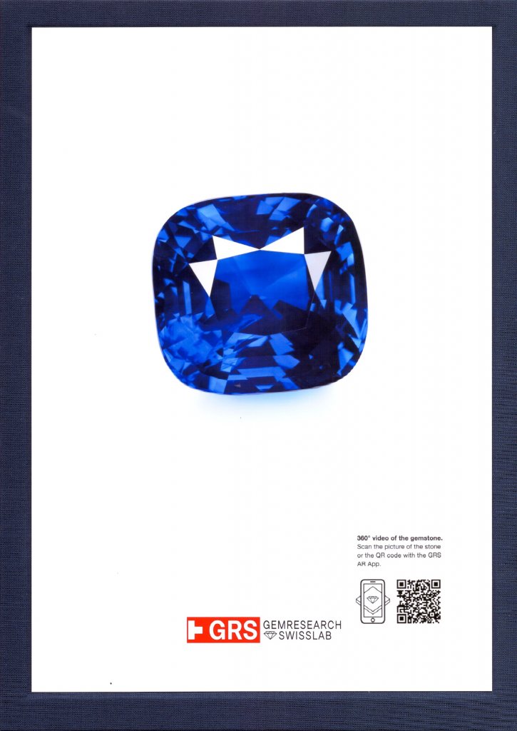 Unique Peacock Blue sapphire in cushion cut 15.18 carats, Sri Lanka Image №10
