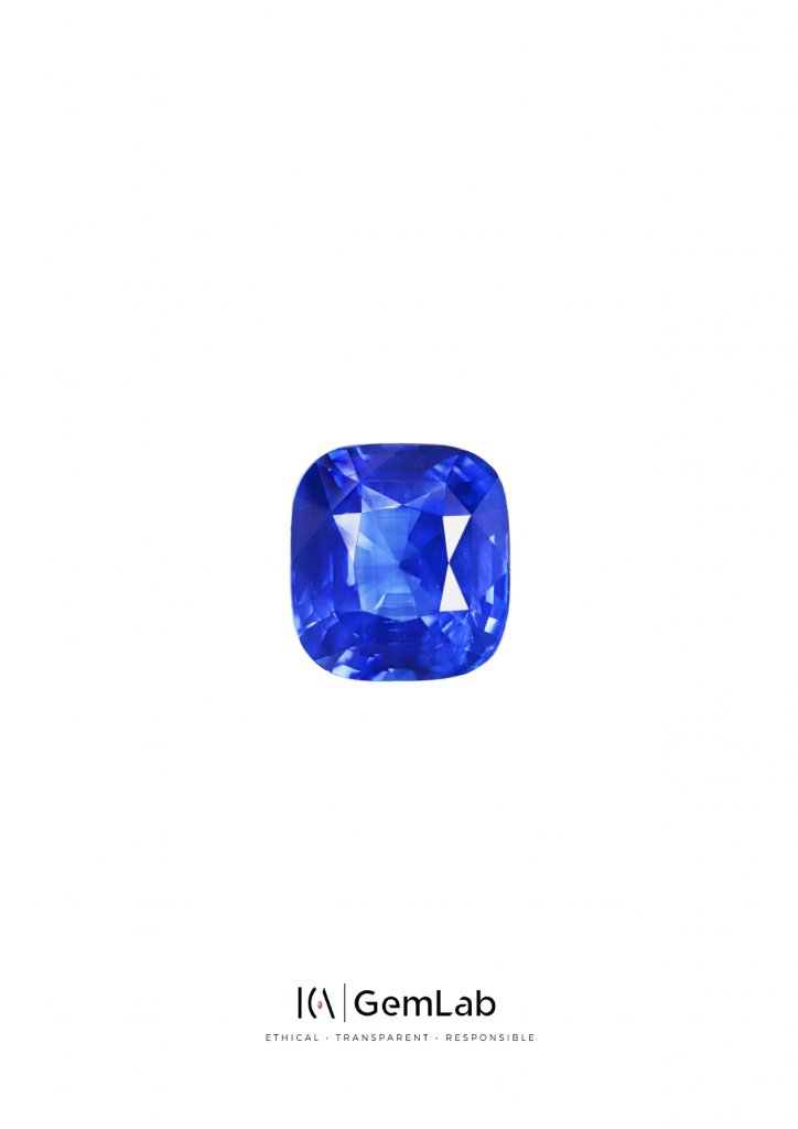 Saphir bleu paon taille coussin unique 15,18 carats, Sri Lanka Image №13