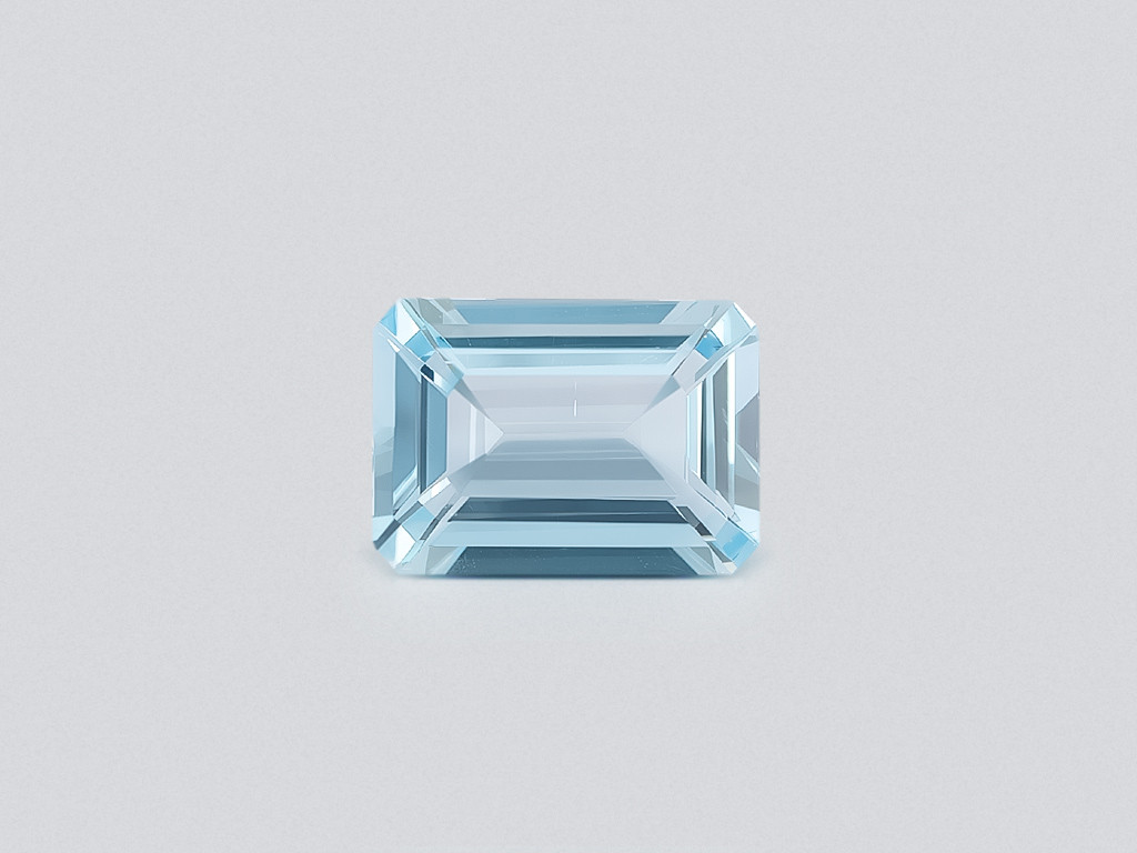 Aquamarine octagon cut 5.92 carats, Madagascar Image №1