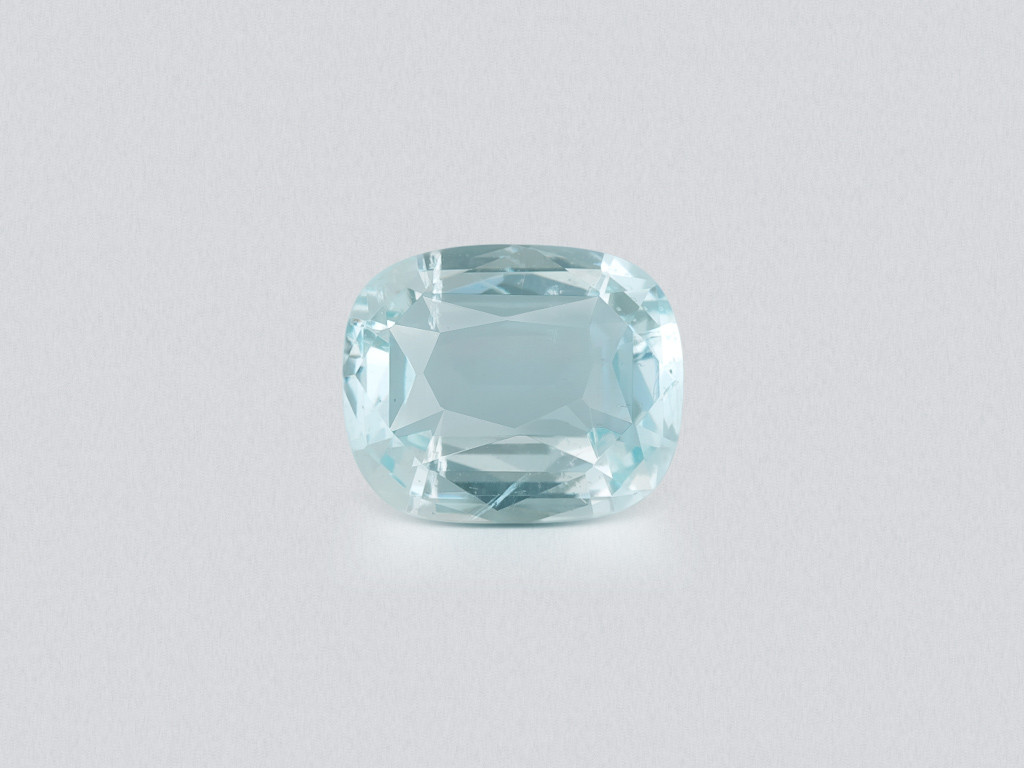 Aquamarine cushion cut 0.48 carats, Madagascar  Image №1