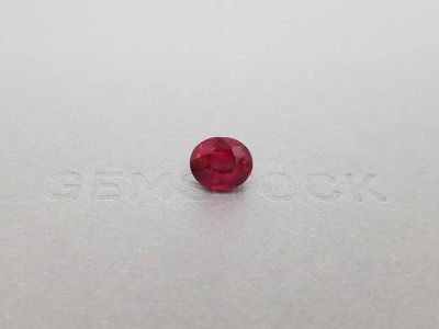 Unheated Pigeon blood red ruby 4.03 ct, Mozambique photo