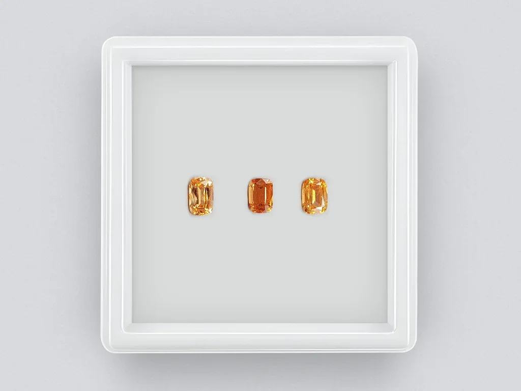 Ensemble de grenats spessartines 1,59 ct, Kenya Image №1