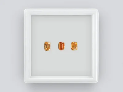 Ensemble de grenats spessartines 1,59 ct, Kenya photo