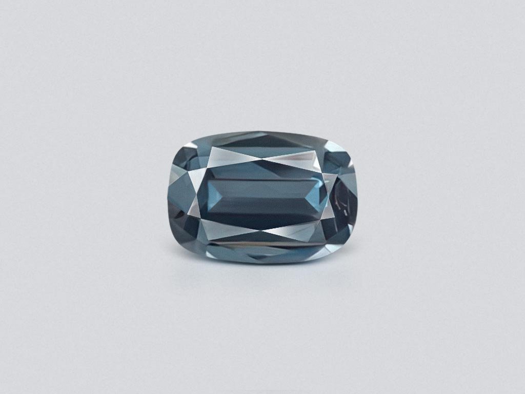 Cushion cut steel spinel 1.14 ct, Burma Image №1