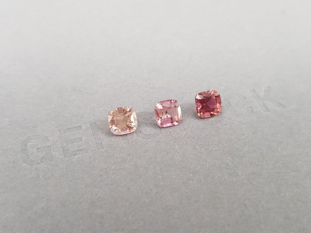 Set of pink and red tourmalines 1.73 ct Image №2