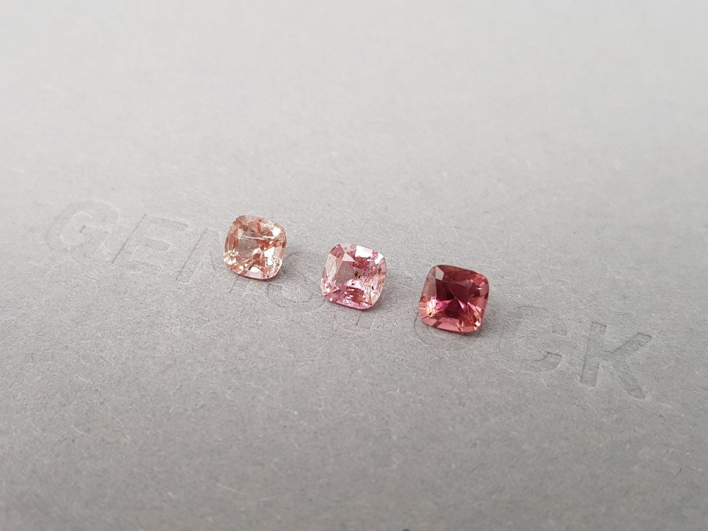Set of pink and red tourmalines 1.73 ct Image №3
