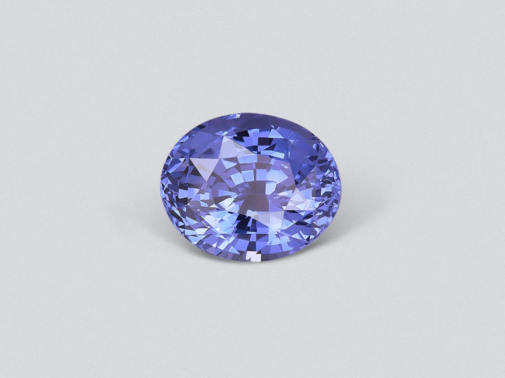 Unheated oval cut cornflower blue sapphire 3.15 ct, Sri Lanka Image №1