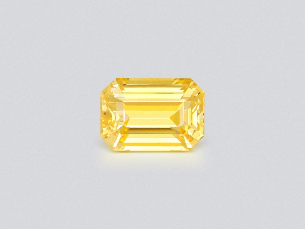 Saphir jaune taille octogonale 3,01 carats, Sri Lanka  Image №1