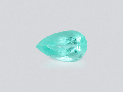 Tourmaline Néon Paraiba taille poire 9,55 carats, Mozambique photo