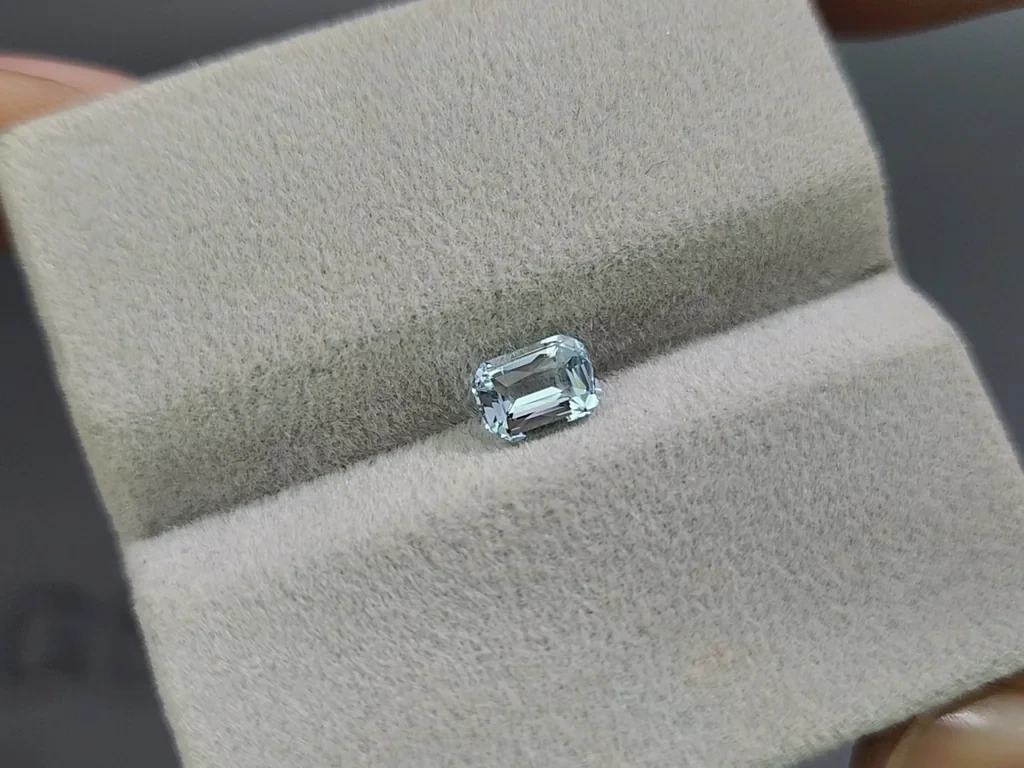 Kissenförmiger aquamarin, 0,48 karat, Madagaskar  Image №4