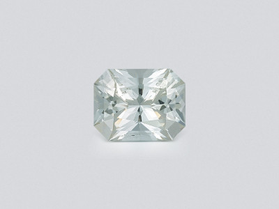 Kunzite light green radiant cut 5.83 carats, Pakistan photo
