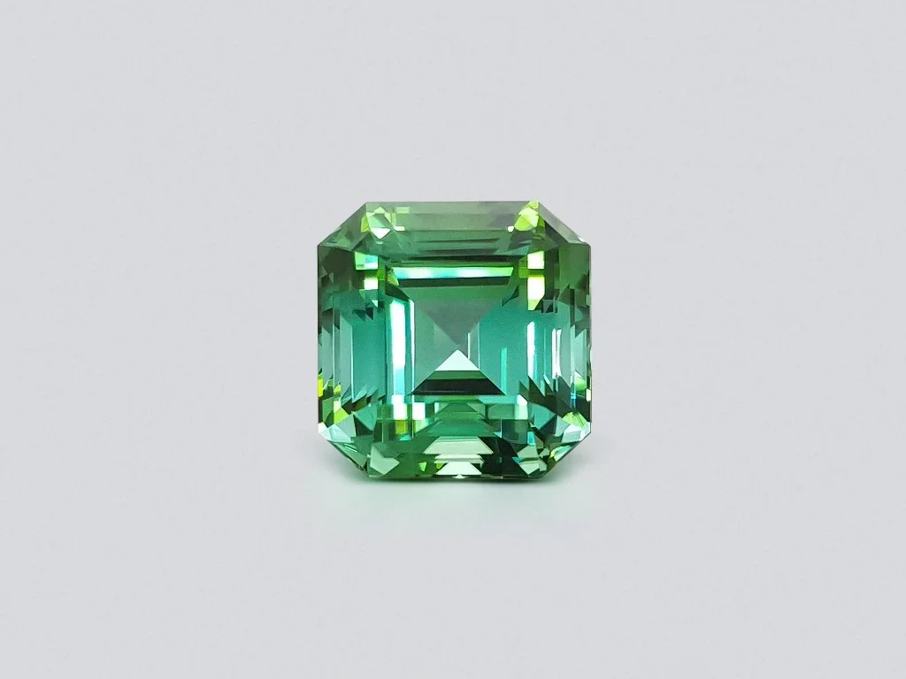 Grande tourmaline bleu verdâtre intense 14,85 ct, Afghanistan Image №1