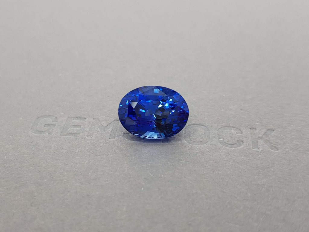 Royal Blue oval cut sapphire 10.17 ct, Sri Lanka, GRS Image №3