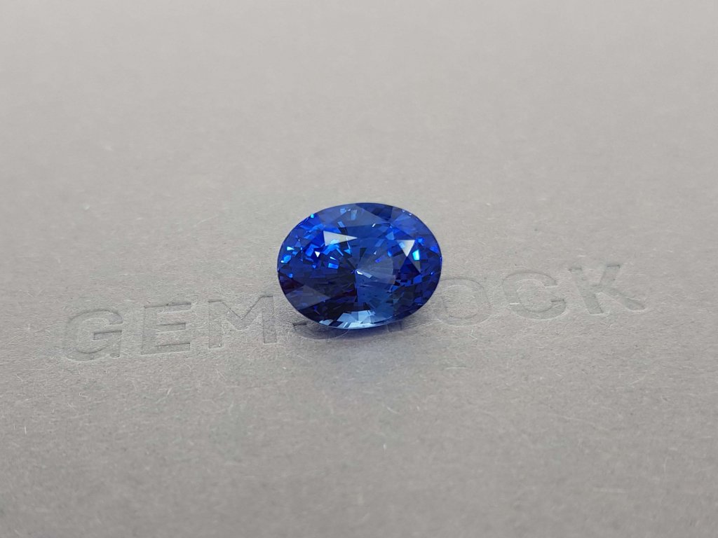 Royal Blue oval cut sapphire 10.17 ct, Sri Lanka, GRS Image №2