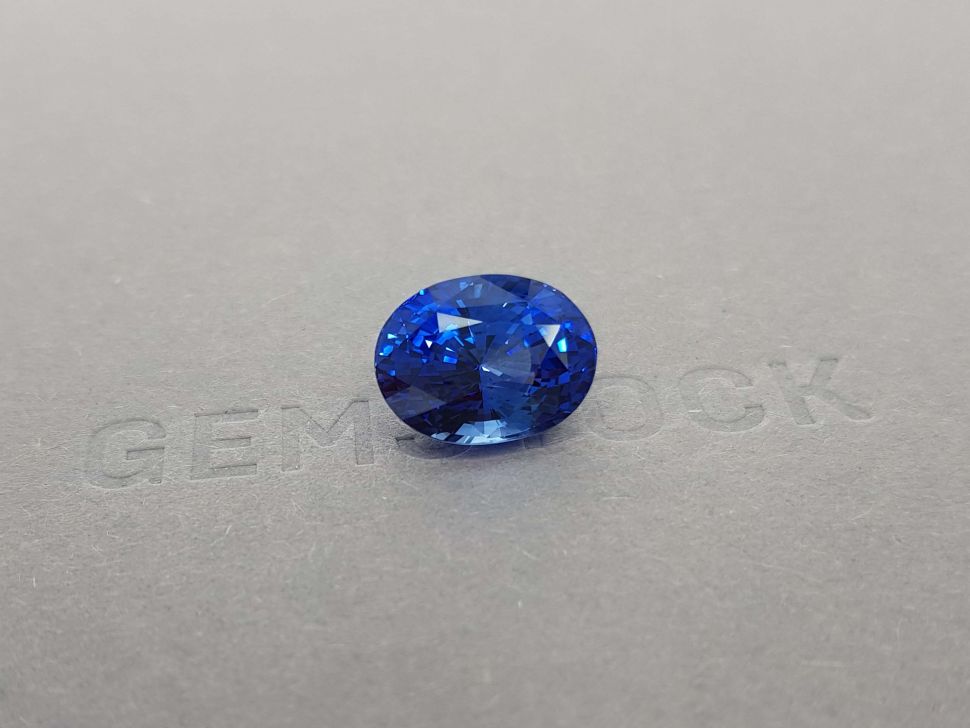 Royal Blue oval-cut sapphire 10.17 ct, Sri Lanka, GRS Image №2