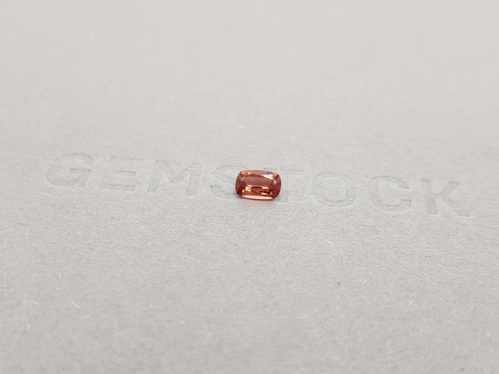 Orange-red cushion cut garnet 0.38 carats Image №3