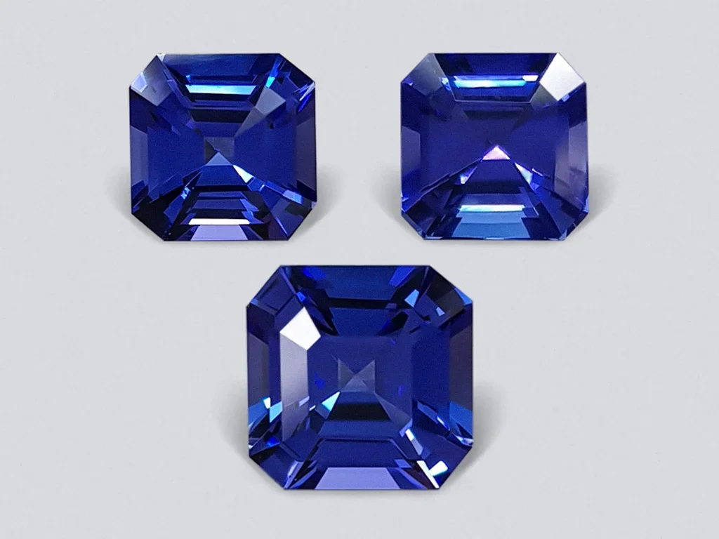 Ensemble tanzanite taille Asscher 6,71 carats Image №1