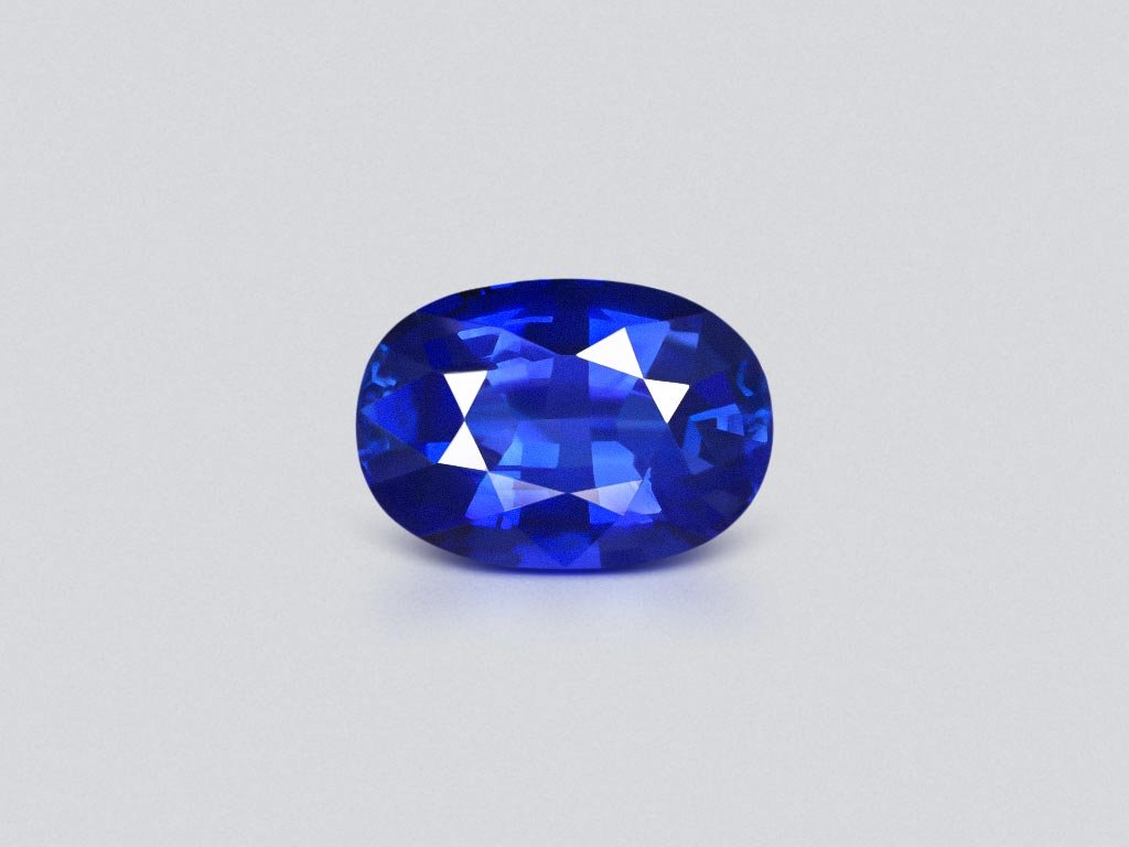 Saphir bleu intense Bleu Royal taille ovale 17,14 carats, Sri Lanka Image №1